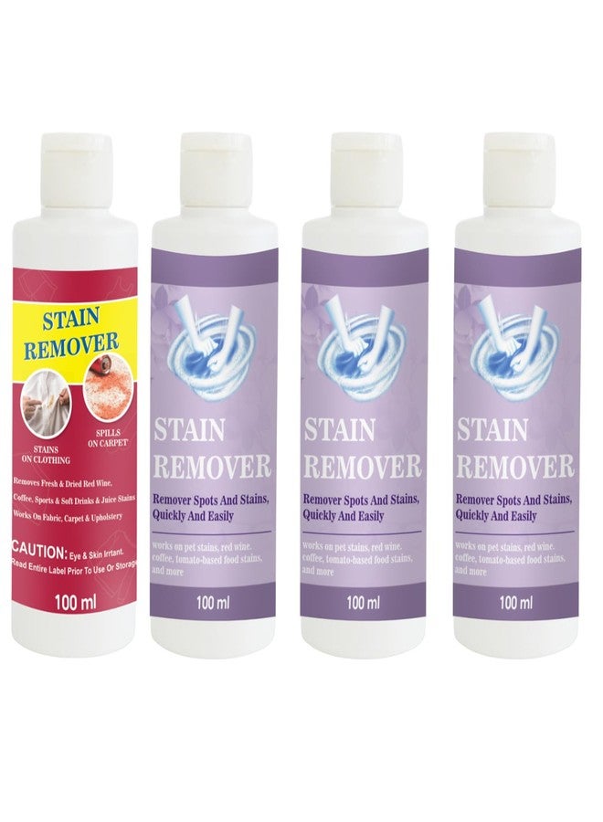 TOOVUS Stain Remover Combo Pack of Red, Purple (Pack of 2) and Purple Stain Remover | Multi-Surface Cleaning Solution for Clothes, Fabrics, Upholstery (100 g Each) - Image 1